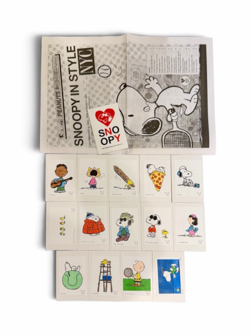 Snoopy in Style x Ana Inciardi Prints Set of 14
